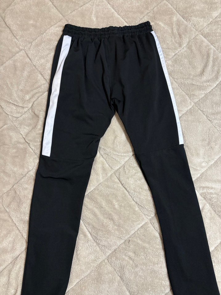 Siyah Fermuarlı Erkek Eşofman Altı - Görsel 3