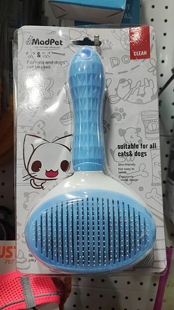 Kedi - köpek basmalı tarak 