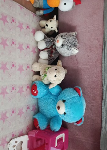 Renkli Peluş Oyuncak Seti