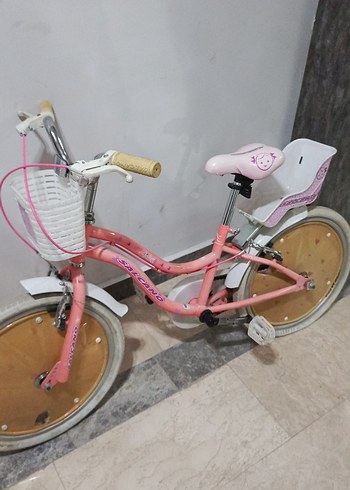 Pembe Çocuk iki Tekerlekli Bisiklet salcano - Görsel 2