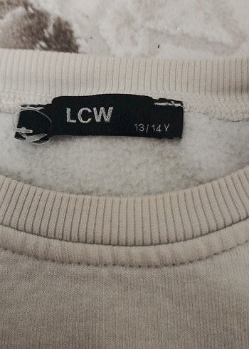 Beyaz Baskılı Kadın Sweatshirt - Görsel 3