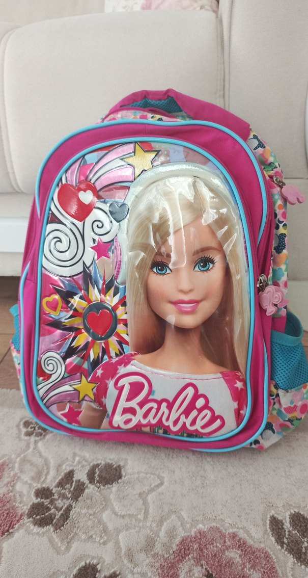 Pembe Barbie Okul Çantası - Görsel 4