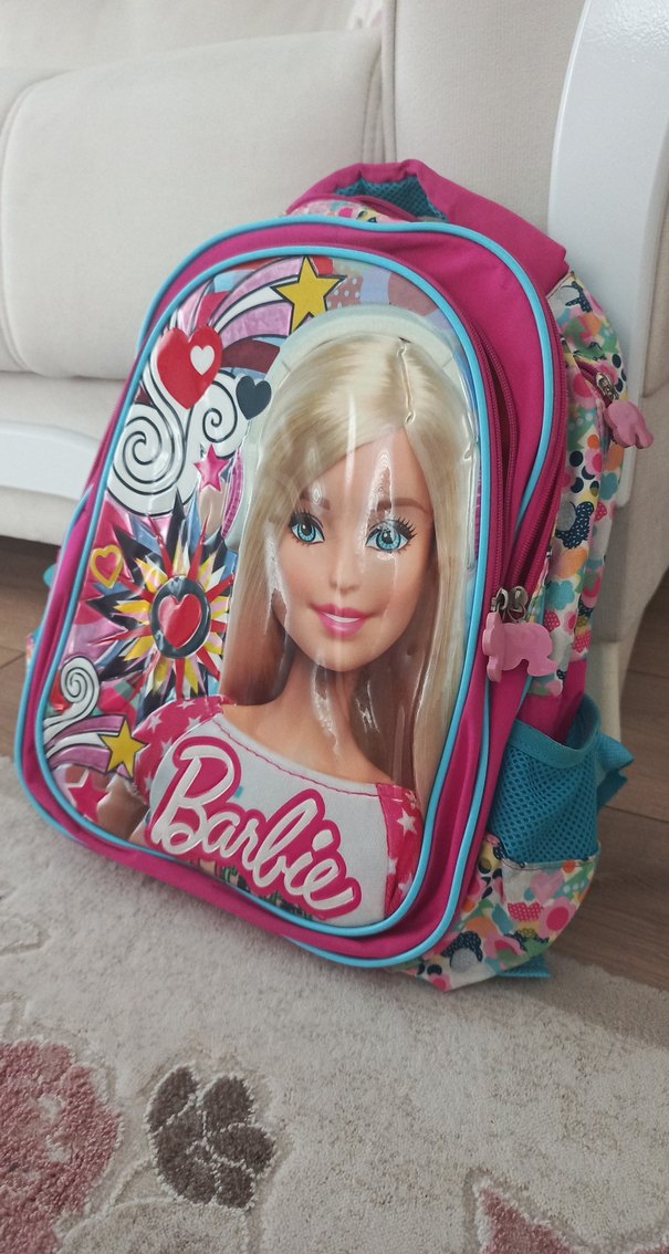 Pembe Barbie Okul Çantası - Görsel 2