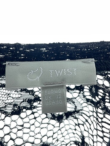40 Beden siyah Renk Twist Bluz %70 İndirimli.