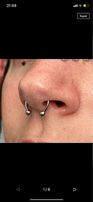 Fake piercing