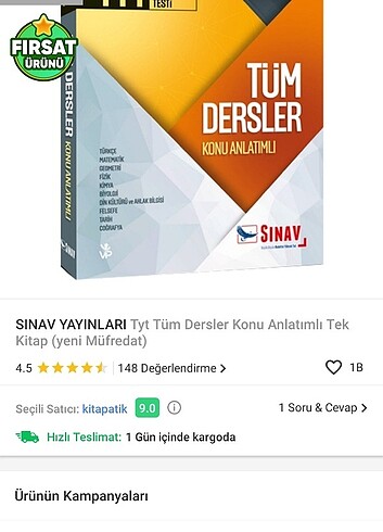  TYT tüm dersler