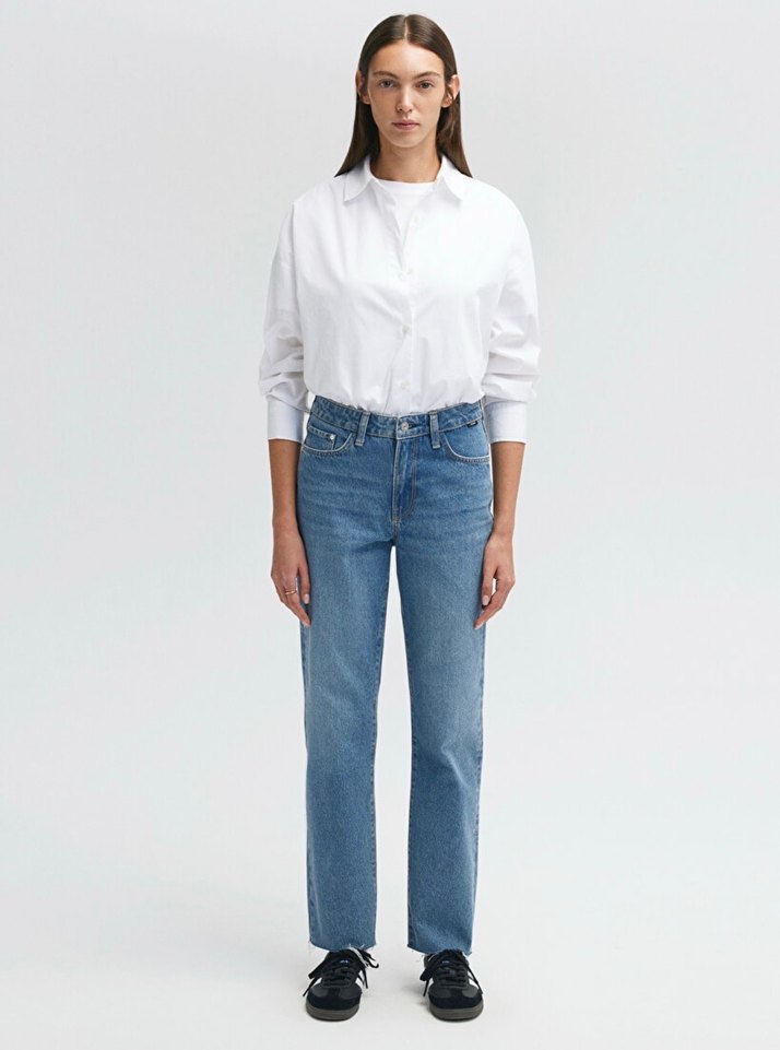 New York real blue vintage mavi jeans - Görsel 2