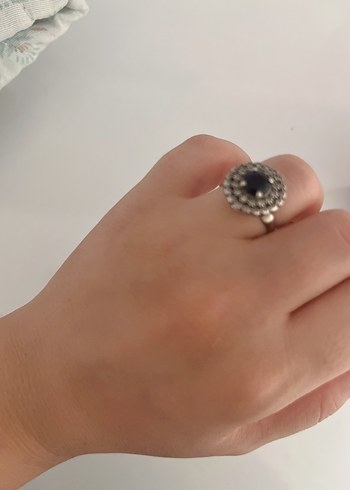 Beden altın Renk 925 ayar taşlı gümüş yüzük