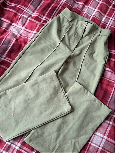 xs Beden Milla mint yeşili kumaş pantolon