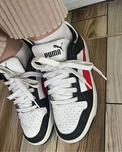 37 Beden beyaz Renk Puma rebound layup lo sı jr spor ayakkabı