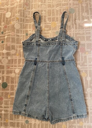 Trendyol & Milla Trendyol mavi denim şort tulum
