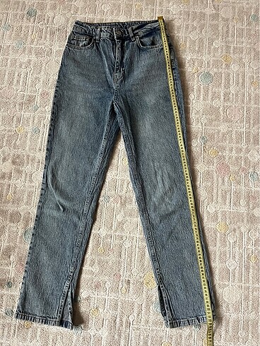 s Beden Trendyolmilla mavi yüksek bel straight jeans