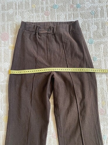 Zara Kahverengi kumaş pantolon