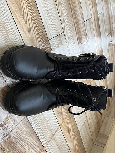 36 Beden siyah Renk Kışlık tabanlı siyah Kadın bot