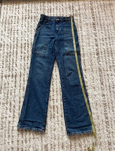 s Beden lacivert Renk Trendyolmilla wide leg straight jeans