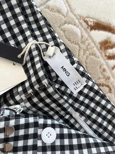 32 Beden siyah Renk Mango flare crop pantolon