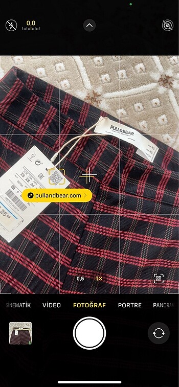 Pull and Bear Pull&Bear ekoseli kadın pantolon