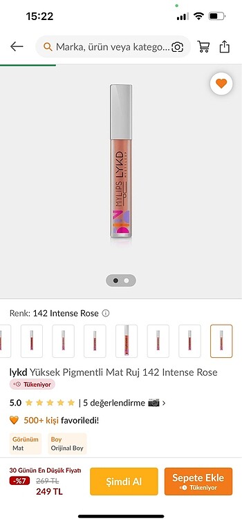 Diğer Lykd mat ruj ve Lykd lipstick