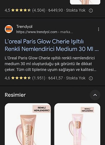 L'Oréal Paris L'Oreal Paris Aydınlık Veren Renkli Nemlendirici - Glow Cherie L