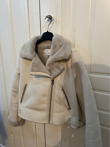 Stradivarius süet crop ceket