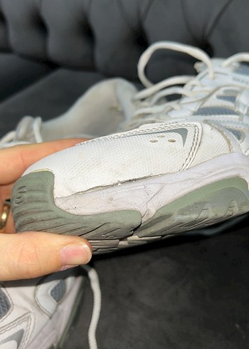 Beyaz Mavi Renkli Bağcıklı Erkek Sneakers - Görsel 6