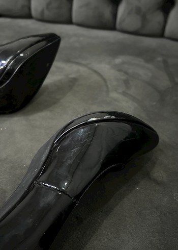 Parlak Siyah Derimod Stiletto - Görsel 7