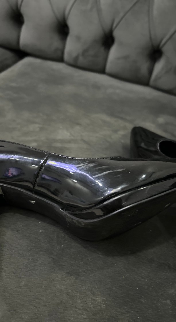 Parlak Siyah Derimod Stiletto - Görsel 5