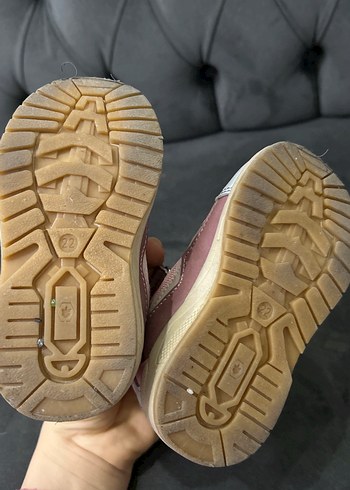 Kız Çocuk Pembe Cırtlı Spor Ayakkabı - Görsel 3