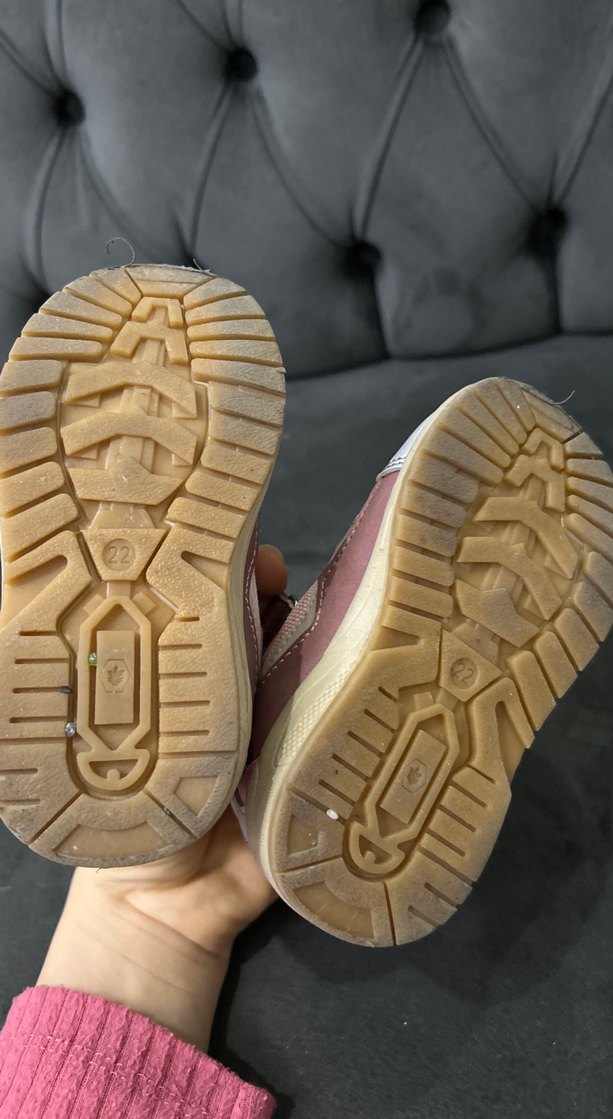 Kız Çocuk Pembe Cırtlı Spor Ayakkabı - Görsel 3