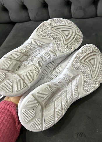 Beyaz Bağcıklı Erkek Spor Ayakkabı - Görsel 5