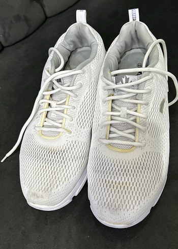 Beyaz Bağcıklı Erkek Spor Ayakkabı - Görsel 2