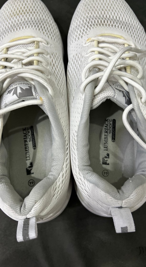 Beyaz Bağcıklı Erkek Spor Ayakkabı - Görsel 3