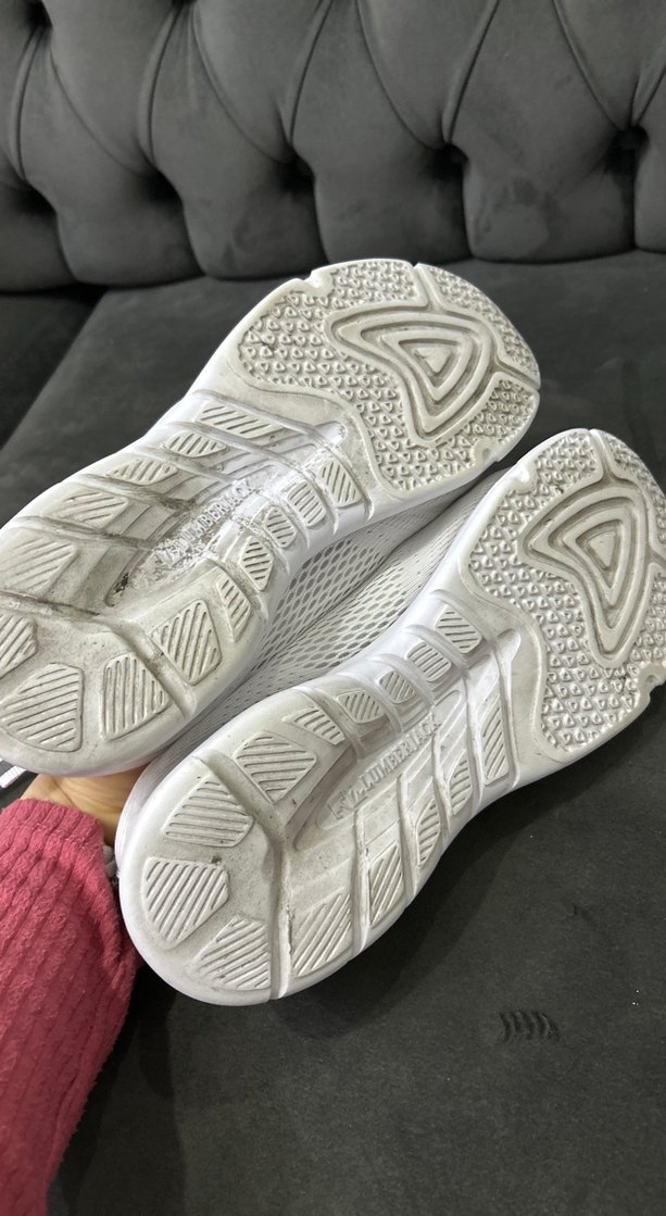 Beyaz Bağcıklı Erkek Spor Ayakkabı - Görsel 5