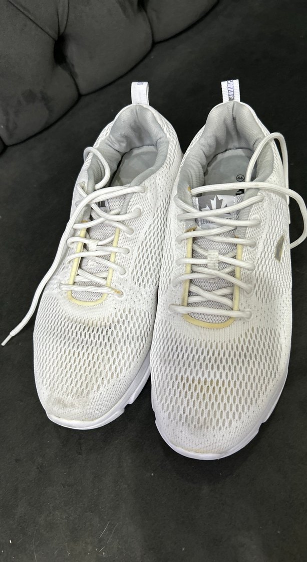 Beyaz Bağcıklı Erkek Spor Ayakkabı - Görsel 2