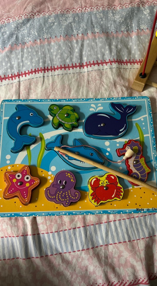 Renkli Ahşap Eğitici Oyuncak Seti - Görsel 2