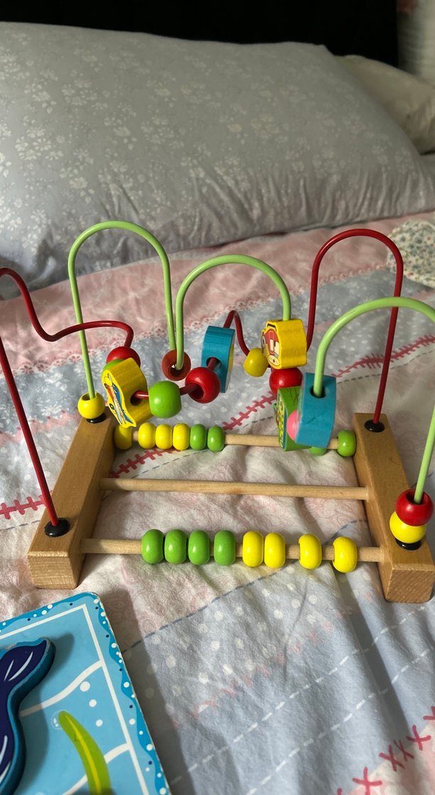 Renkli Ahşap Eğitici Oyuncak Seti - Görsel 3