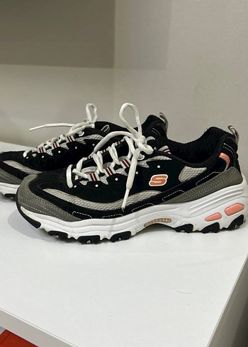 Orijinal skechers siyah spor ayakkabı - Görsel 2