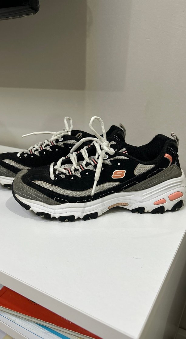 Orijinal skechers siyah spor ayakkabı - Görsel 2