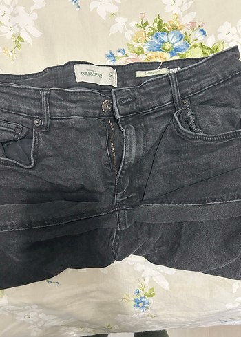 Erkek Siyah Gri Kot Pantolon - Görsel 5