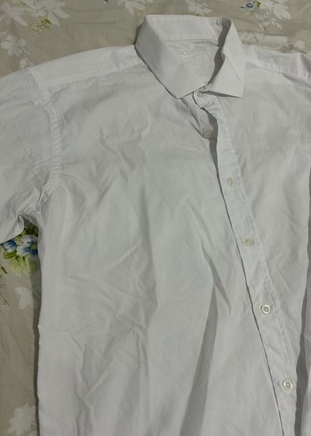  süvari beyaz erkek klasik gömlek - Görsel 3