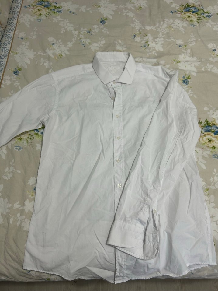  süvari beyaz erkek klasik gömlek - Görsel 2