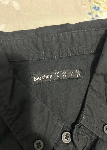 Siyah Erkek Gömlek Uzun Kollu - Görsel 2