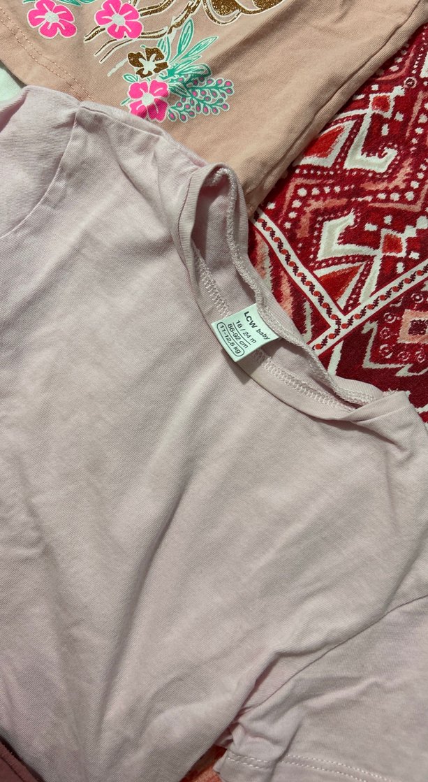 Kız Çocuk Pamuklu Baskılı Kısa Kollu Tişört - Görsel 4