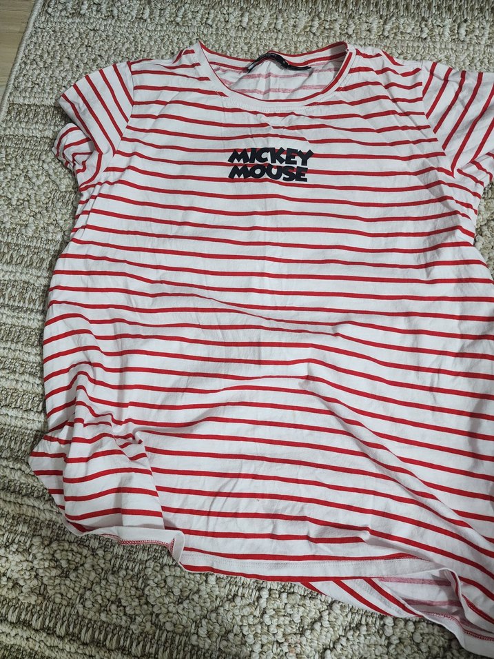 Kısa Kollu  Tişörtü, Mickey Baskılı - Görsel 2