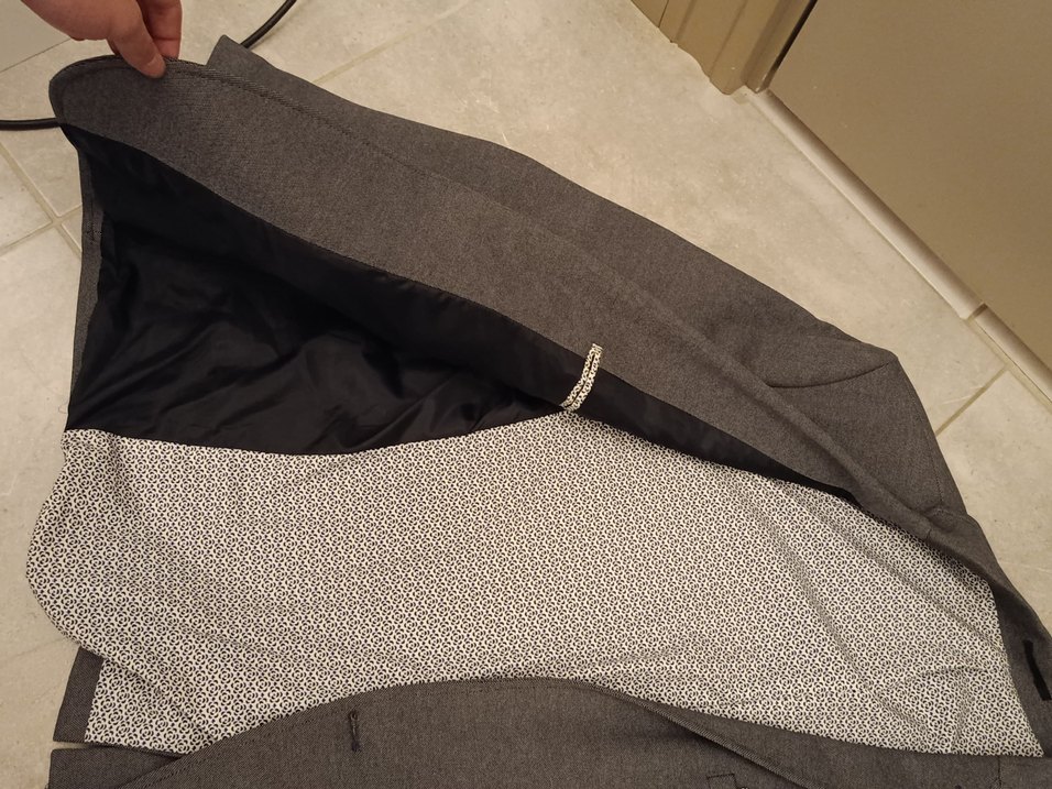 Gri Erkek Notch Yaka Ceket - Görsel 5