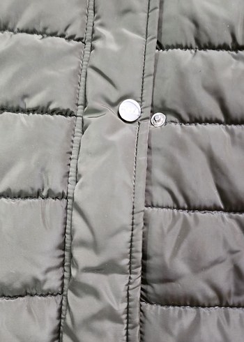 Us polo Kadın haki  Kürklü Uzun Kışlık Mont rengi koyudur - Görsel 7