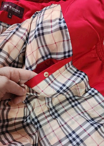 kırmızı koyu kırmızı Kapüşonlu Kadın Midi Kışlık Mont - Görsel 14