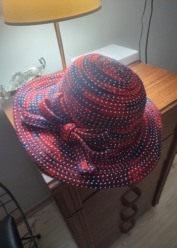 Renkli Örgü Kadın Şapka pamuklu - Görsel 2