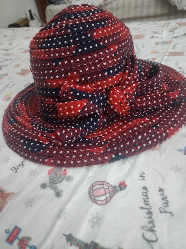 Renkli Örgü Kadın Şapka pamuklu - Görsel 4