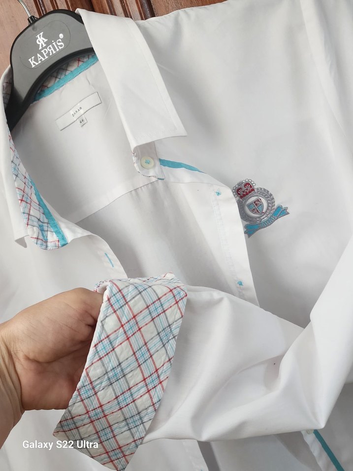 Sarar marka beyaz detaylı gömlek - Görsel 5